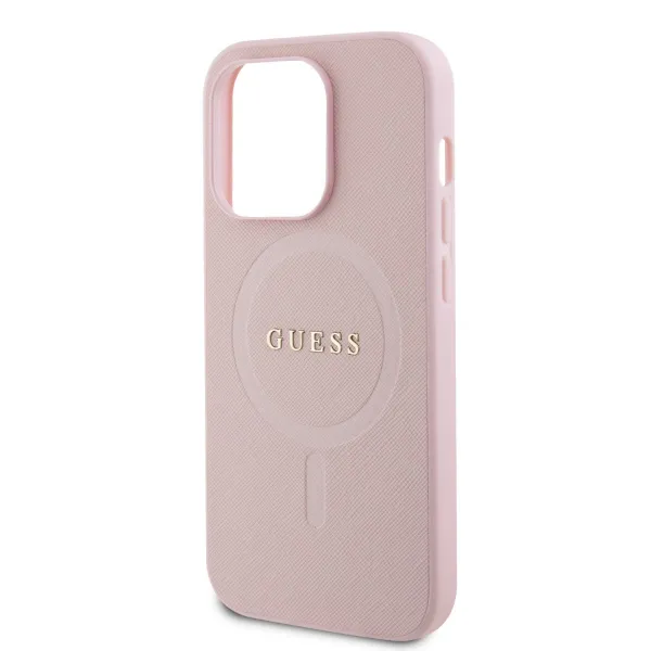 GUESS MAGSAFE Kryt pre Apple iPhone 15 Pro ružový