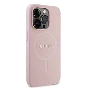 GUESS MAGSAFE Kryt pre Apple iPhone 15 Pro ružový