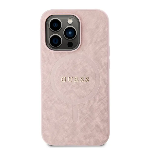 GUESS MAGSAFE Kryt pre Apple iPhone 15 Pro ružový