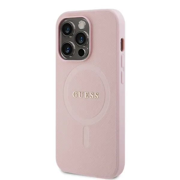 GUESS MAGSAFE Kryt pre Apple iPhone 15 Pro ružový