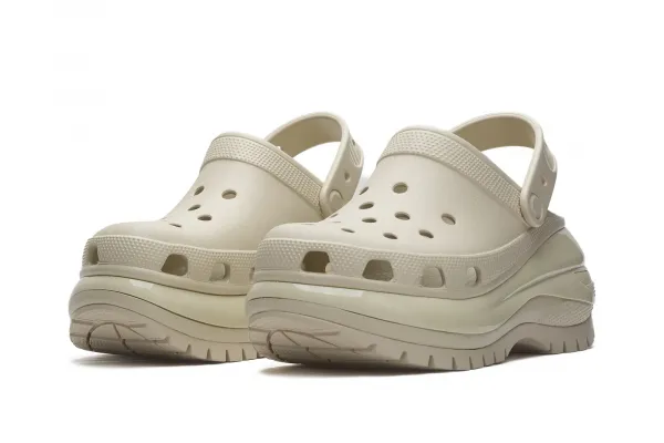 Crocs Classic Mega Crush Clog "Bone" (207988-BONE)