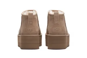 UGG Classic Ultra Mini Platform W "Sand" (1135092-SAND)