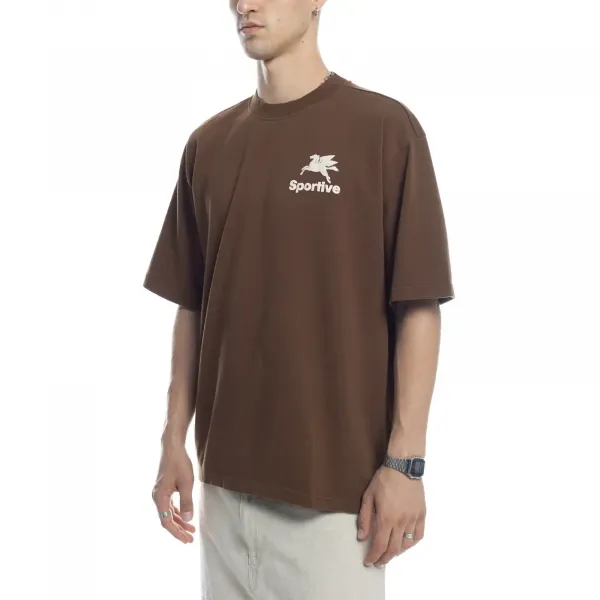 Goodies Sportive Pegasus T-shirt "Chocolate" (CPT24-CHOCOLATE)