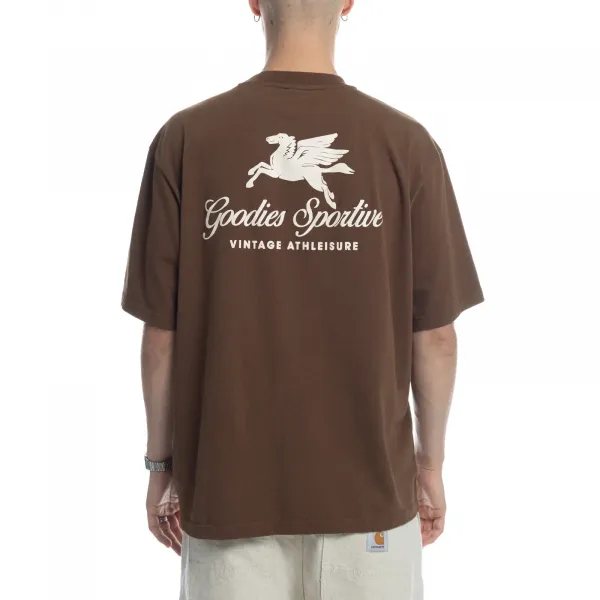 Goodies Sportive Pegasus T-shirt "Chocolate" (CPT24-CHOCOLATE)