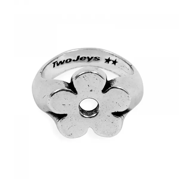 TwoJeys Silver Ring "Flower" (202601001)