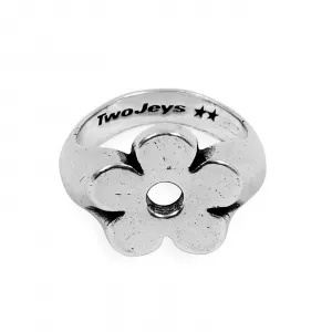 TwoJeys Silver Ring "Flower" (202601001)