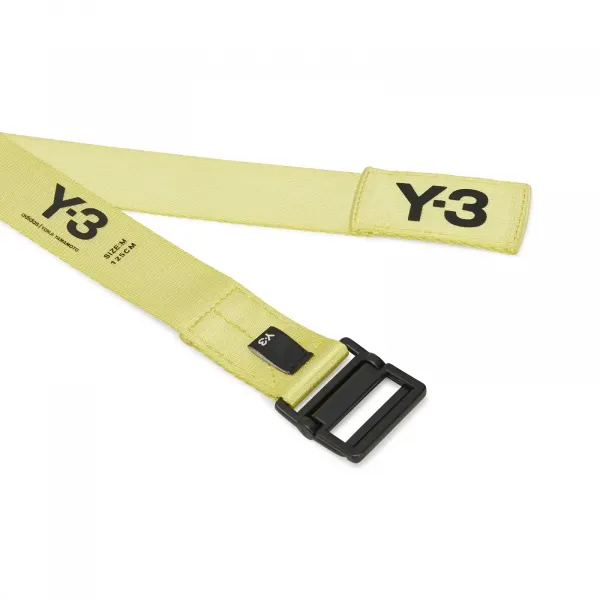 adidas Y-3 Classic Logo Belt "Pure Sulfur" (JW4682)