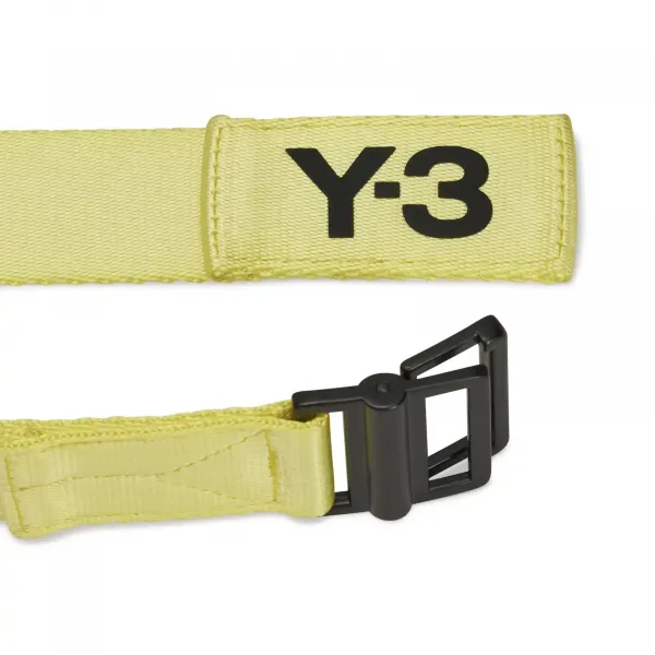 adidas Y-3 Classic Logo Belt "Pure Sulfur" (JW4682)