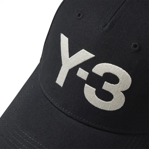 adidas Y-3 Logo Cap "Black Talc" (JP1142)