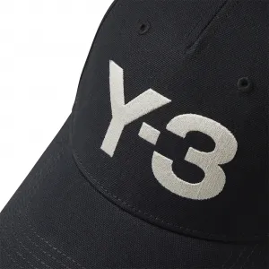 adidas Y-3 Logo Cap "Black Talc" (JP1142)