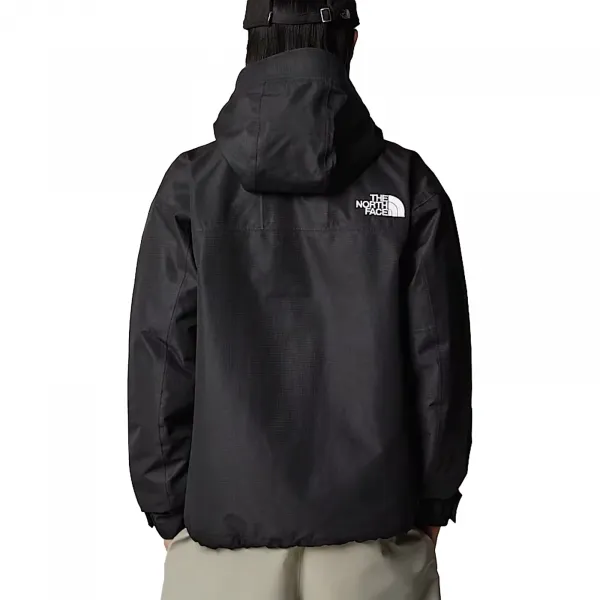 Bunda The North Face Dryvent Mono Mountain čierna farba, prechodná, oversize, NF0A88XFJK31