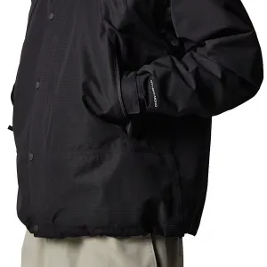 Bunda The North Face Dryvent Mono Mountain čierna farba, prechodná, oversize, NF0A88XFJK31