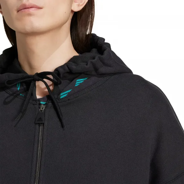 adidas EQT Fleece Full-Zip Hoodie "Black" (JD0659)
