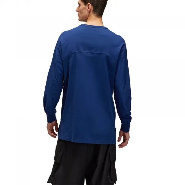 adidas Y-3 3-Stripes LS Tee "Deep Blue" (JM7848)
