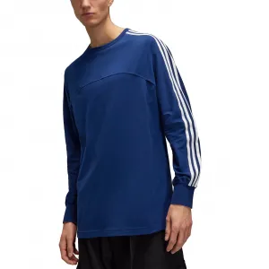 adidas Y-3 3-Stripes LS Tee "Deep Blue" (JM7848)