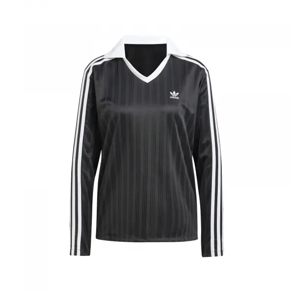adidas V-Neck Longsleeve Tee W "Black" (JD2603)