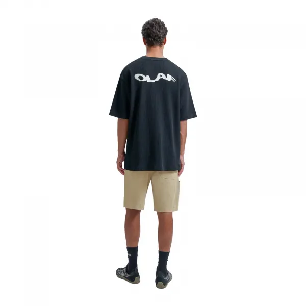 Olaf Wavy Drift Waffle Tee "Black" (M200115-BLACK)