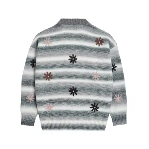 Patta Peace & Love Knitted Cardigan "Forged Iron" (7010-391-0003-180)