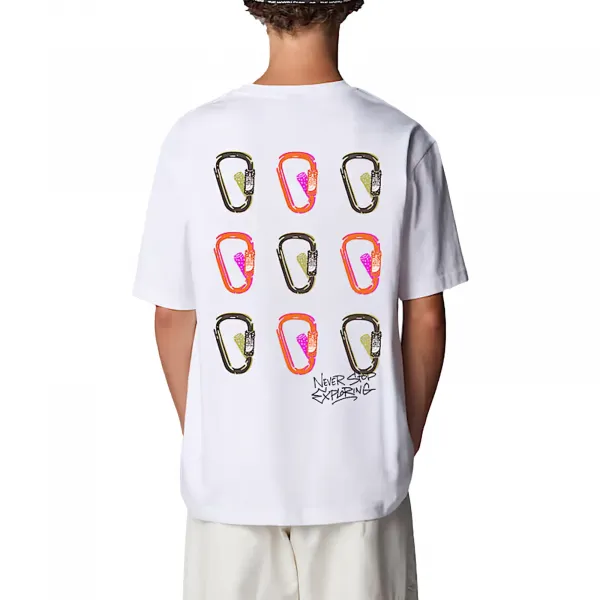 The North Face Nse Oversized Carabiner Tee "White" (NF0A8C3TFN4)