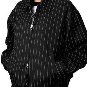 Carhartt WIP Seaton Stripe Jacket W "Black" (I034449-2MBXX)