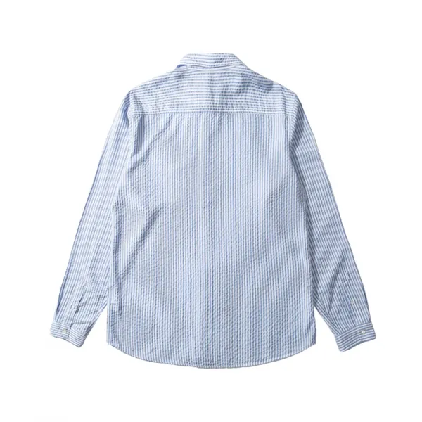 Edmmond Studios The Lobby Shirt "Plain Blue" (125-10-10550)