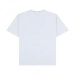 Pleasures Cut Here Heavyweight T-Shirt "White" (P25SP027-WHITE)