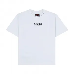 Pleasures Cut Here Heavyweight T-Shirt "White" (P25SP027-WHITE)