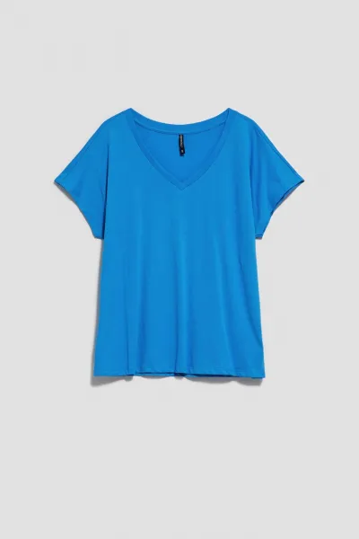 Marisse Women's T-Shirt L-Ts-4048 Fresh Blue