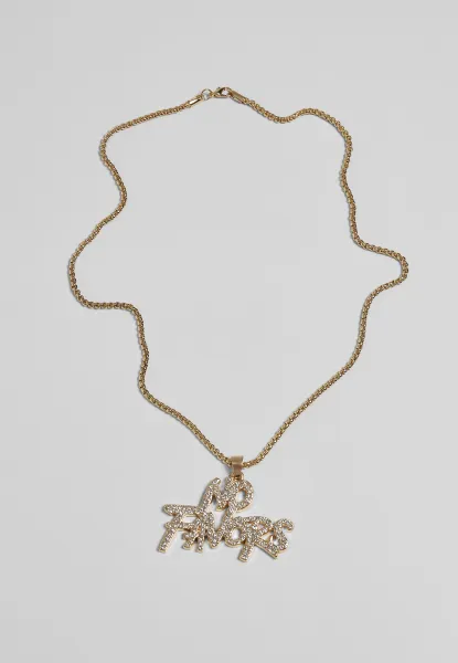 No Favor necklace - gold color