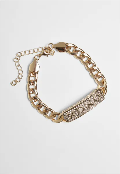 XOXO bracelet - gold colors