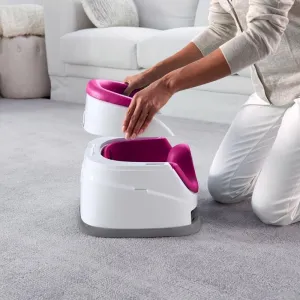 INGENUITY Podsedák na stoličku 2v1 Baby Base™ Peony 6m+ do 22kg