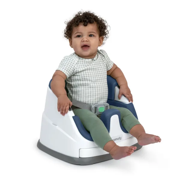 INGENUITY Podsedák na stoličku 2v1 Baby Base™ Peony 6m+ do 22kg