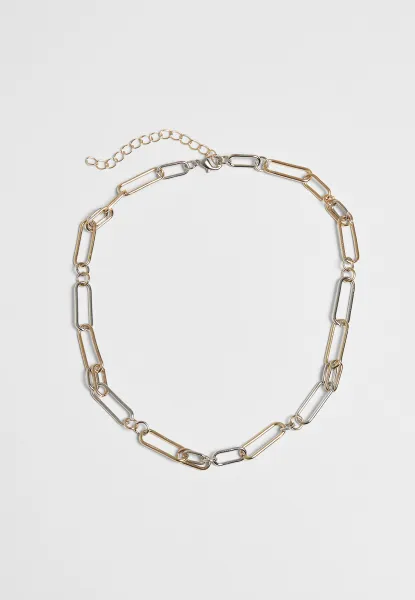 Necklace - gold and silver colors