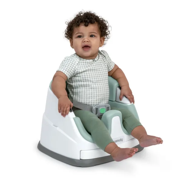 INGENUITY Podsedák na stoličku 2v1 Baby Base™ Peony 6m+ do 22kg