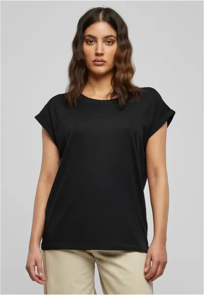 Urban Classics Women's T-Shirt - 2 Pack - Black+Black