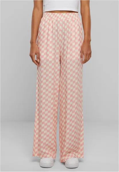 Women's Viscose Resort Pants - Pink