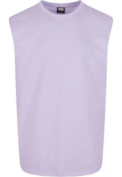 Men's Open Edge Sleeveless Tee Tank Top - lilac