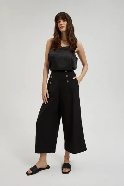 Marisse Women's Trousers L-Sp-4331 Black