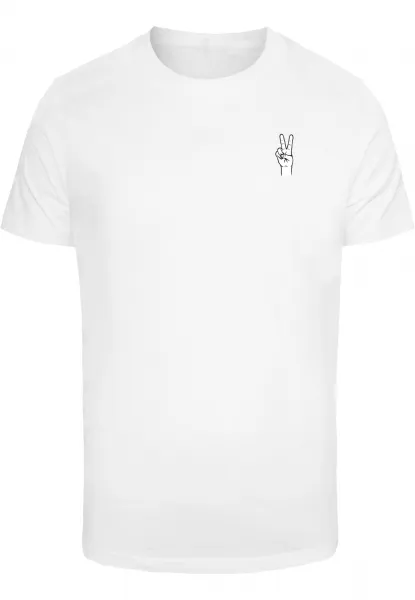 Men's T-shirt Peace Hand - white