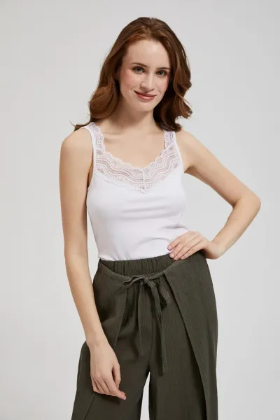 Marisse Women's Blouse L-Ts-4385 White