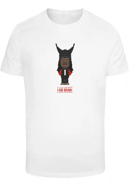 Men's T-shirt I Am Music white