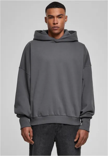 Men's High Low Hoody Sweatshirt Grey
