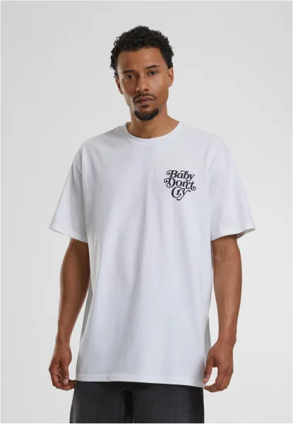 Men's T-shirt Baby Don ́t Cry Oversize white