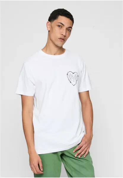 White Burning Hearts T-Shirt