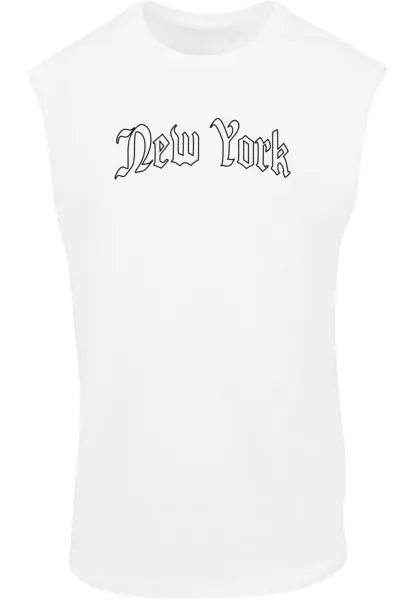 Men's tank top New York white