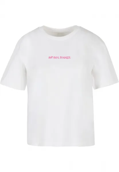 Women's Hot Girl Dinner T-shirt White