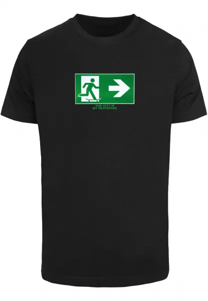 Men's T-Shirt Skate Exit Black