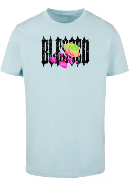 Men's T-shirt Blessed Rose blue
