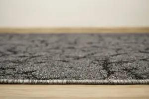 Koberec Marble 75 mramor, sivý / čierny