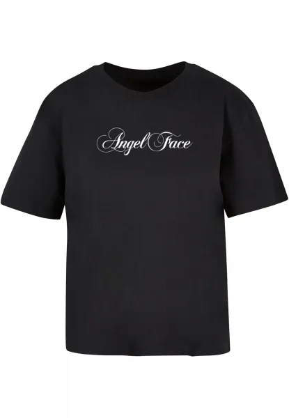 Women's T-shirt Angel Face black